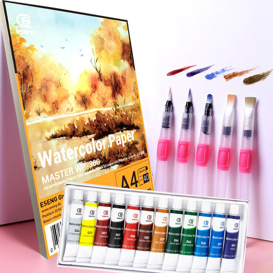 ESENG® Aquarellfarben Set-Rosa